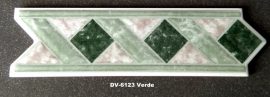 DK-6123 Verde csempedekor-listelo