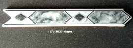DV-3033 Negro csempedekor-listelo